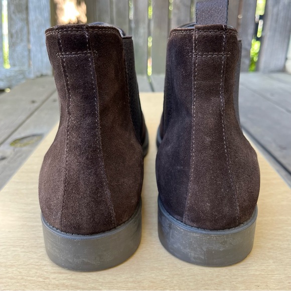 To Boot New York Men’s Arion Dark Brown Suede Chelsea Boot Sz 11 - Picture 6 of 13